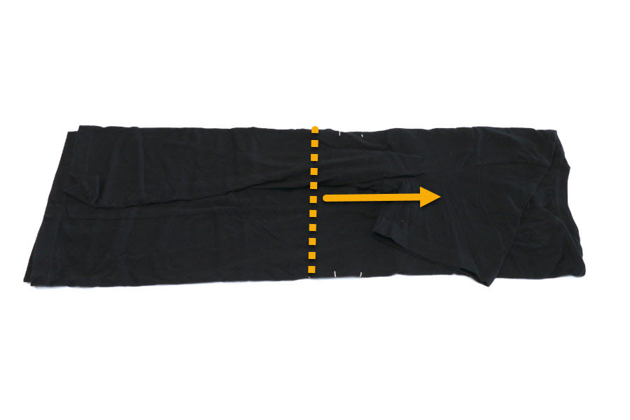 Fold Your Rock Tees Like Chip - Step 3