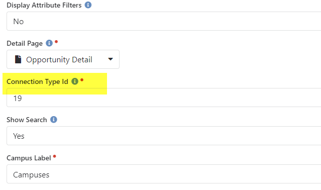 Hide/Show Connection Statuses in Certain Opportunities | Rock Community