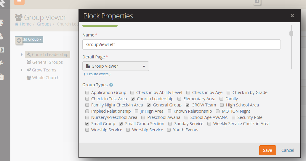 Block Group Tree Group Tree View block not showing small groups | Rock Community
