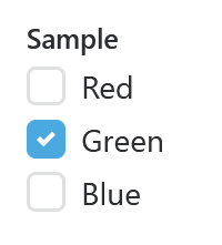 Checkbox list