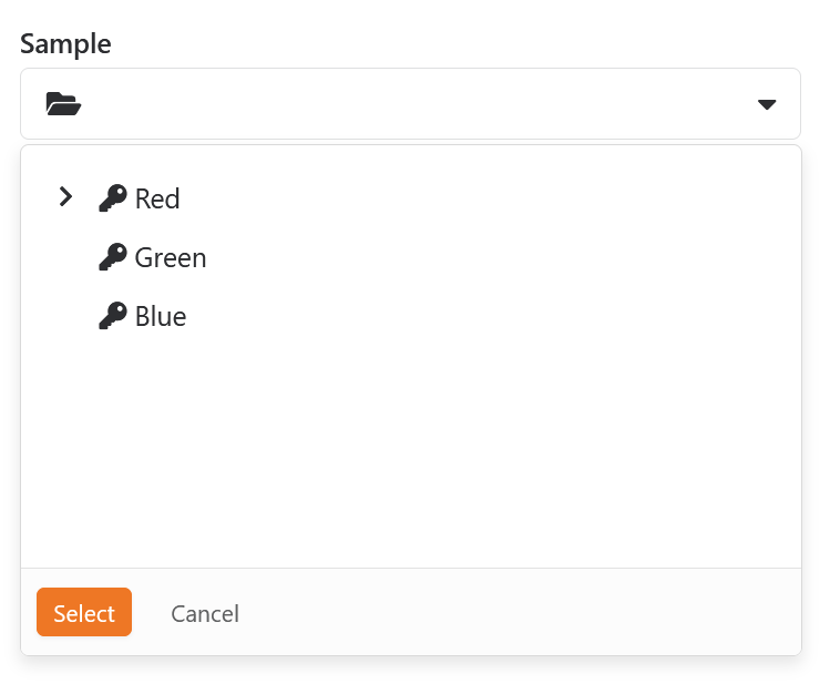 Tree Item Picker