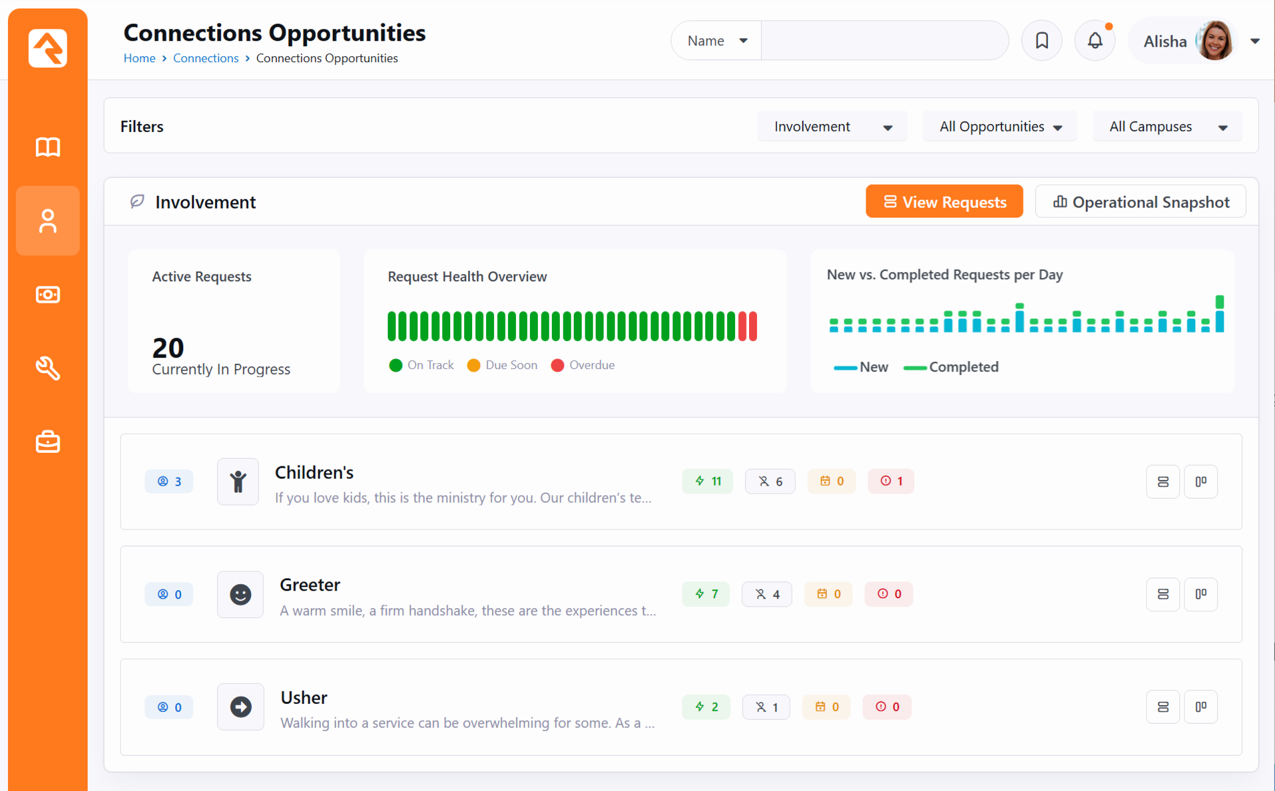 Connections Opportunity Navigation